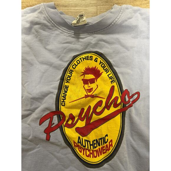 90’s Chicago Psychographic Records Crewneck RARE SKATE HIP HOP Fits Xl/2x - Picture 2 of 3